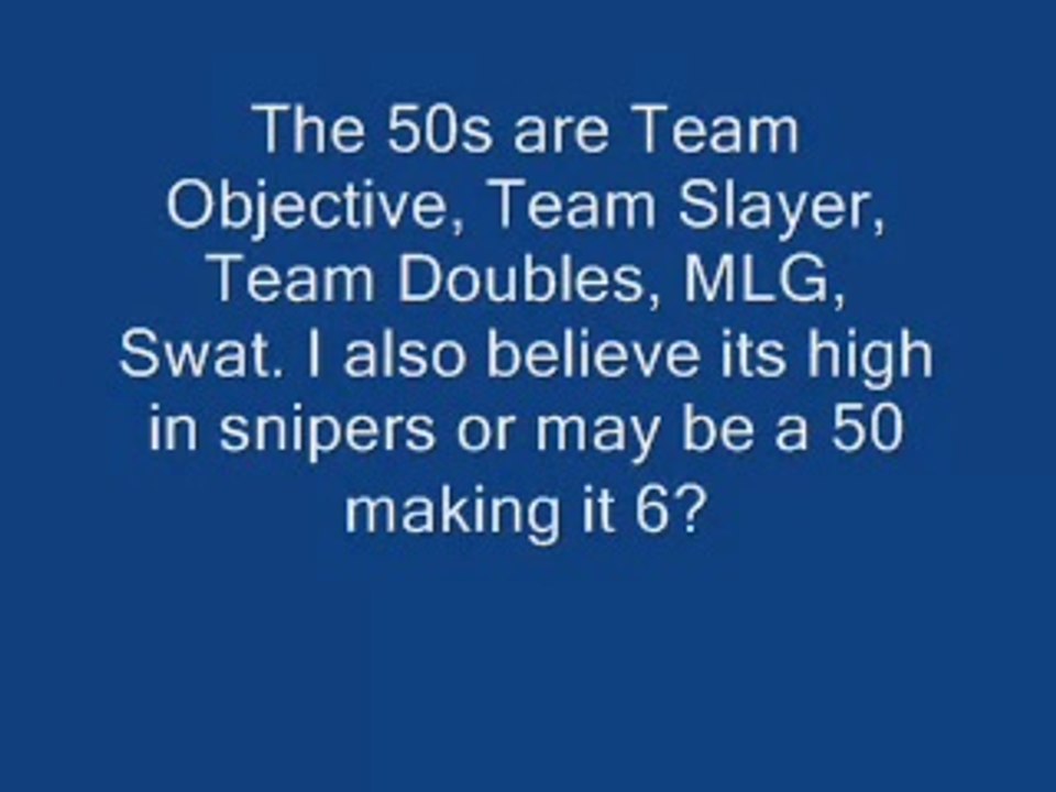 PlayerUp.com - Buy Sell Accounts - (SOLD) Selling A Halo 3 50 Account (4355 EXP) (5-6 50s)