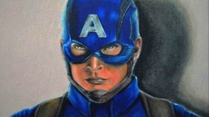 CÓMO DIBUJAR AL CAPITÁN AMÉRICA - SOLDADO INVERNAL / HOW TO DRAW CAPTAIN AMERICA