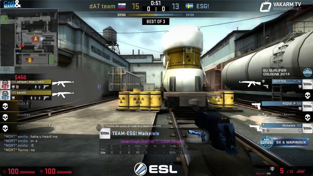ESG! vs dAT team - de_train