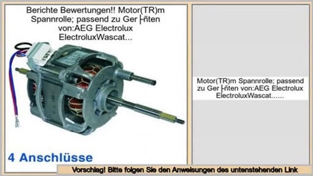 Angebote Online Motor(TR)m Spannrolle; passend zu Geräten von:AEG Electrolux ElectroluxWascat...
