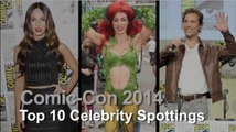 Top 10 Celebrity Spottings at the 2014 Comic-Con International in San Diego
