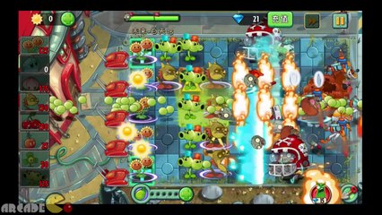 Plants Vs Zombies 2 Kung World  Far Future Day 14-16 (China IOS Version)