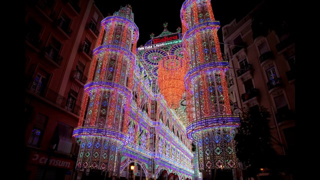 Fallas 2014 Illumination Cuba-Literato Azorín