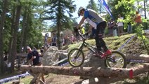 Alpes-de-Haute-Provence: La coupe du monde de VTT Trial à Pra-loup, le podium féminin