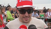 F1 2014 - 11 Hungarian GP - Post-Race  Alonso - Feels like a win