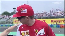 F1 2014 - 11 Hungarian GP - Pre-Race  Drivers parade - Kimi Raikkonen