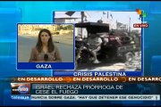 Israel rechaza prórroga de tregua en Franja de Gaza