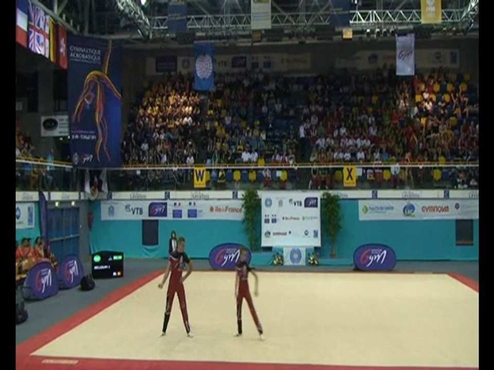 Finales - Compétitions Mondiales par Groupe d'Âge 11/16 ans de Gymnastique Acrobatique - 5 juillet 2014 - Duos Féminins, Masculins et Mixtes et Trios Féminins