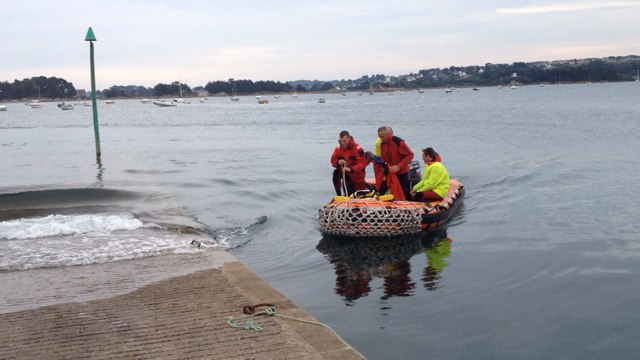 Un cheval blessé sur l'île Saint-Gildas