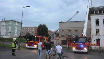 Maubeuge : Un incendie ravage l'ancien hôtel "Le Provençal"