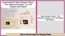 Reports Best Baby Shower Game - The Ultrasound Game 12 or 20 Players (20 Player)