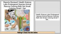 Sale Best Health Science Labs Endangered Species Animal Rescue Coloring Bath Set Small; Coloring Small 1 Set