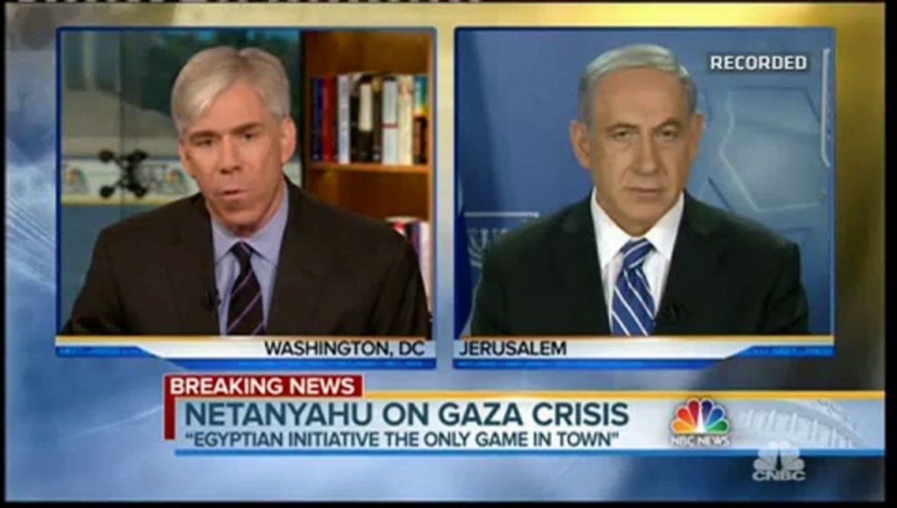 Bibi Netanyahou on Meet the Press 28072014