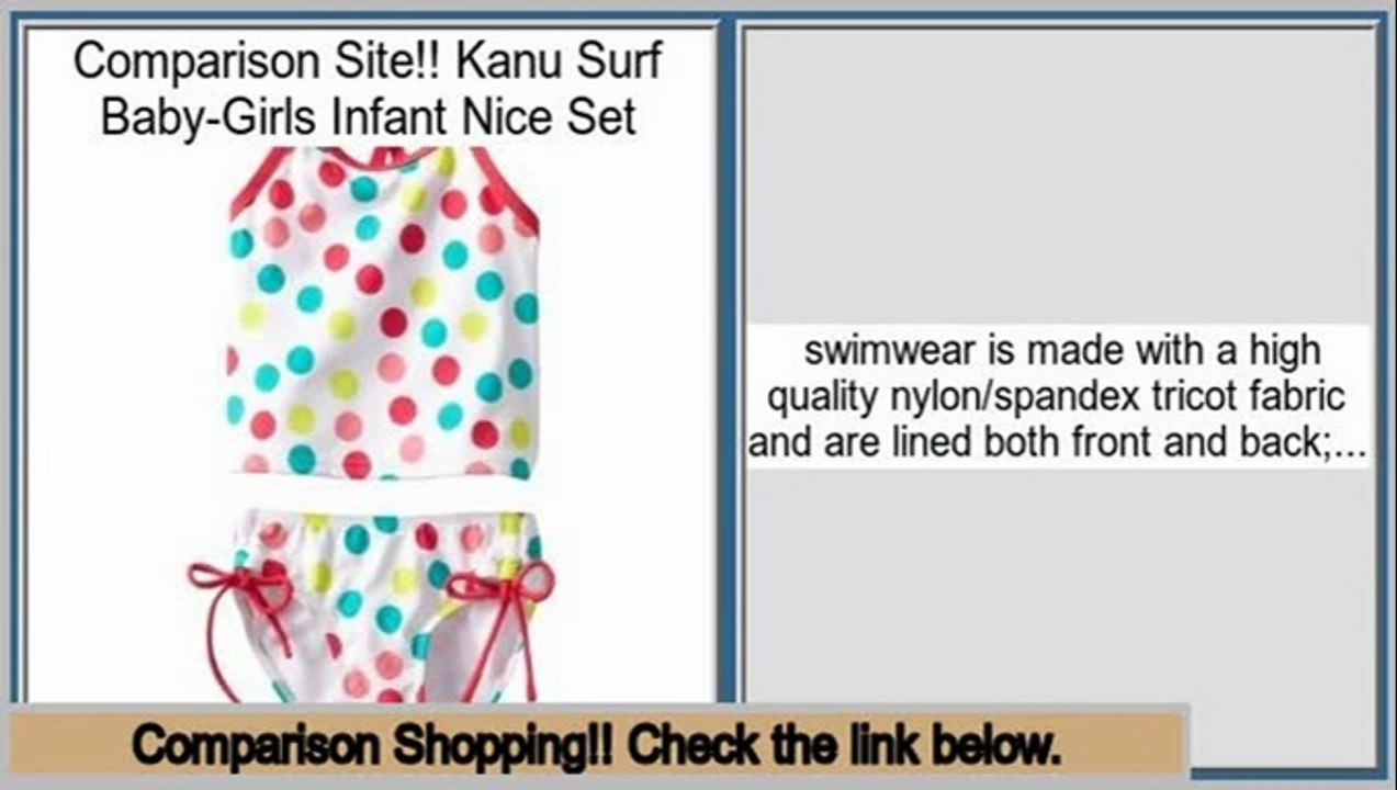 Best Price Kanu Surf Baby-Girls Infant Nice Set