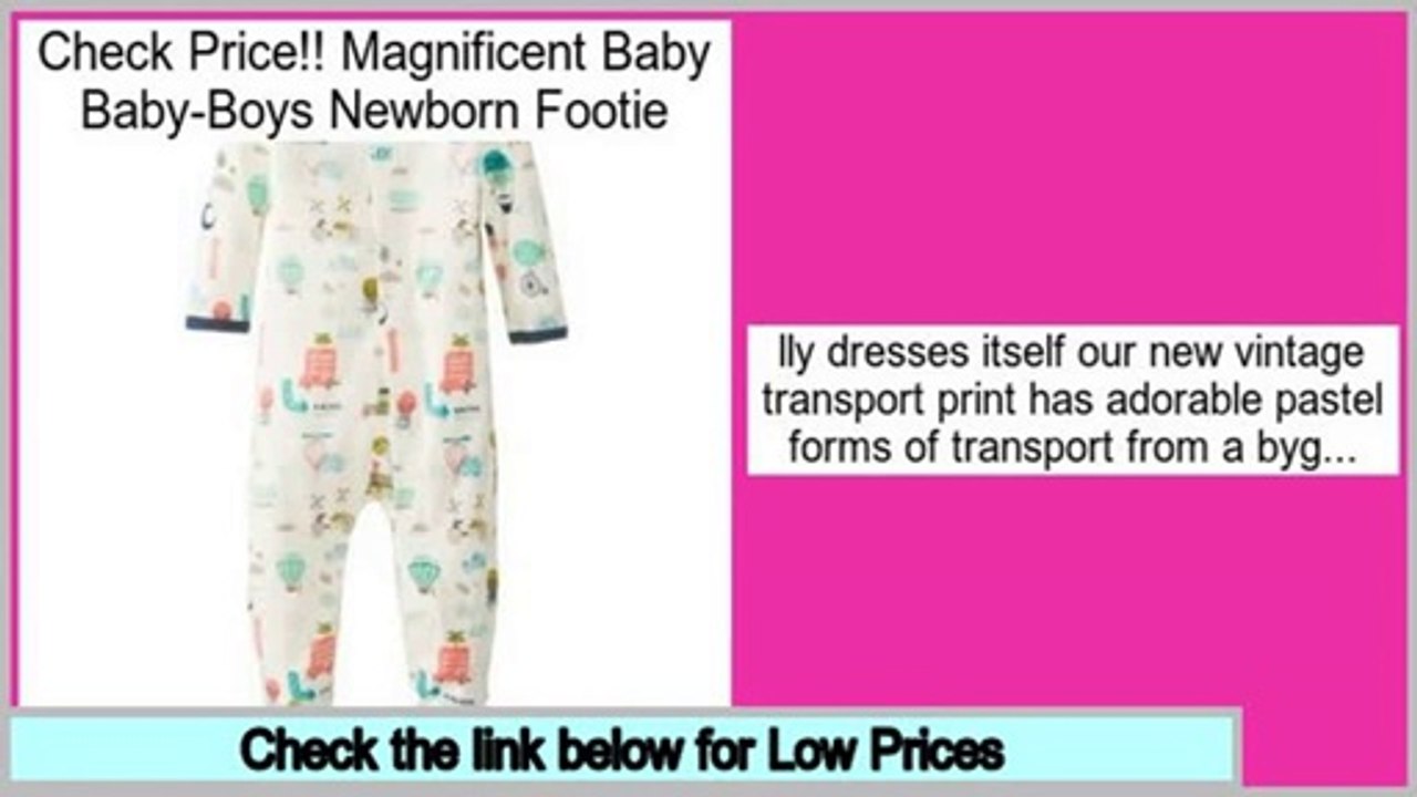 Best Brands Magnificent Baby Baby-Boys Newborn Footie