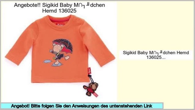 kosteng�nstig Sigikid Baby M�dchen Hemd 136025
