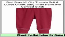 Last Minute City Threads Soft & Cuffed Unisex Baby Infant Pants with Contrast Stitch