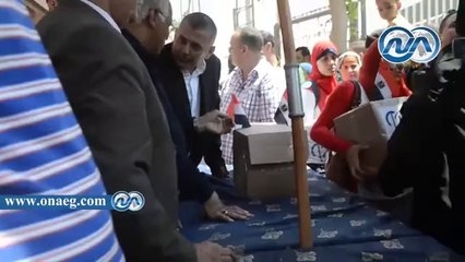 محافظ القاهرة يصل الإباجية لتوزيع ٦٠٠ شنطة رمضانية بالتعاون مع مؤسسة رسالة