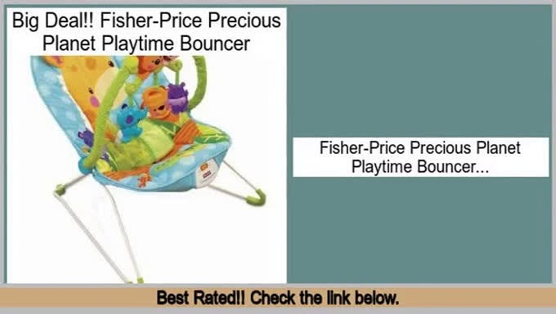 fisher price playtime bouncer