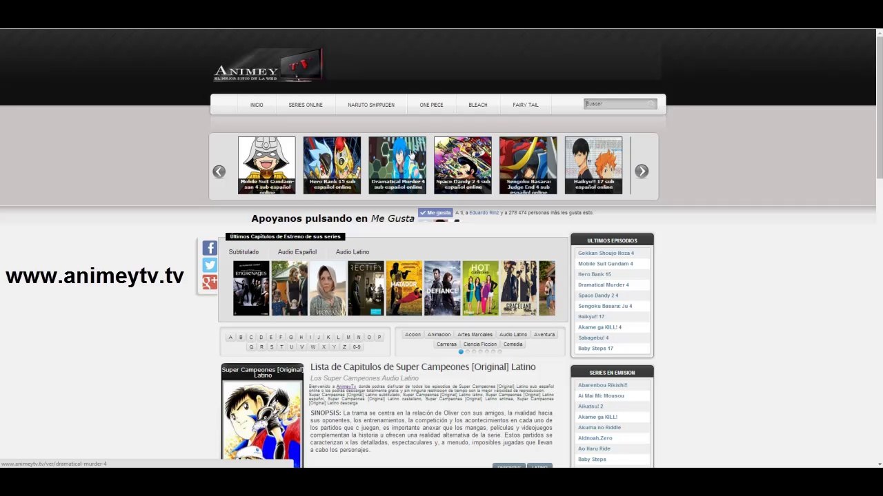 Todos los Capitulos de Supercampeones [version original] Audio Latino online