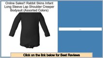 Sales Rabbit Skins Infant Long Sleeve Lap Shoulder Creeper Bodysuit (Assorted Colors)