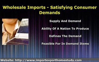 NEW BUSINESS_START AN IMPORT EXPORT WHOLESALE BUSINESS