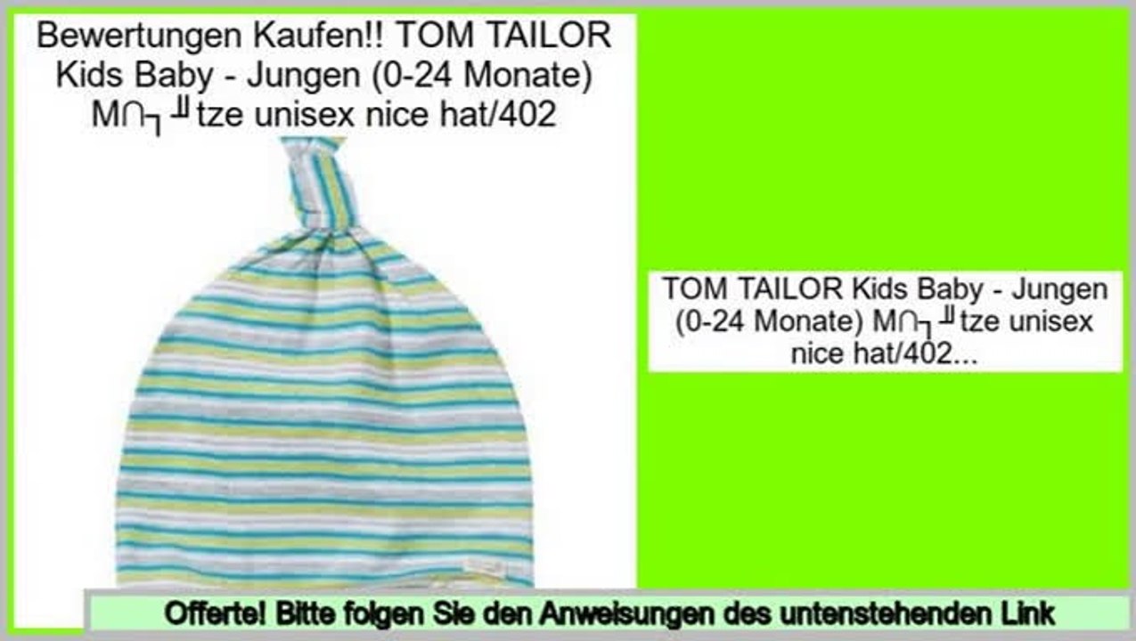 Angebote TOM TAILOR Kids Baby - Jungen (0-24 Monate) M�tze unisex nice hat/402