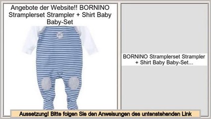 Bewertungen und Beurteilungen BORNINO Stramplerset Strampler + Shirt Baby Baby-Set