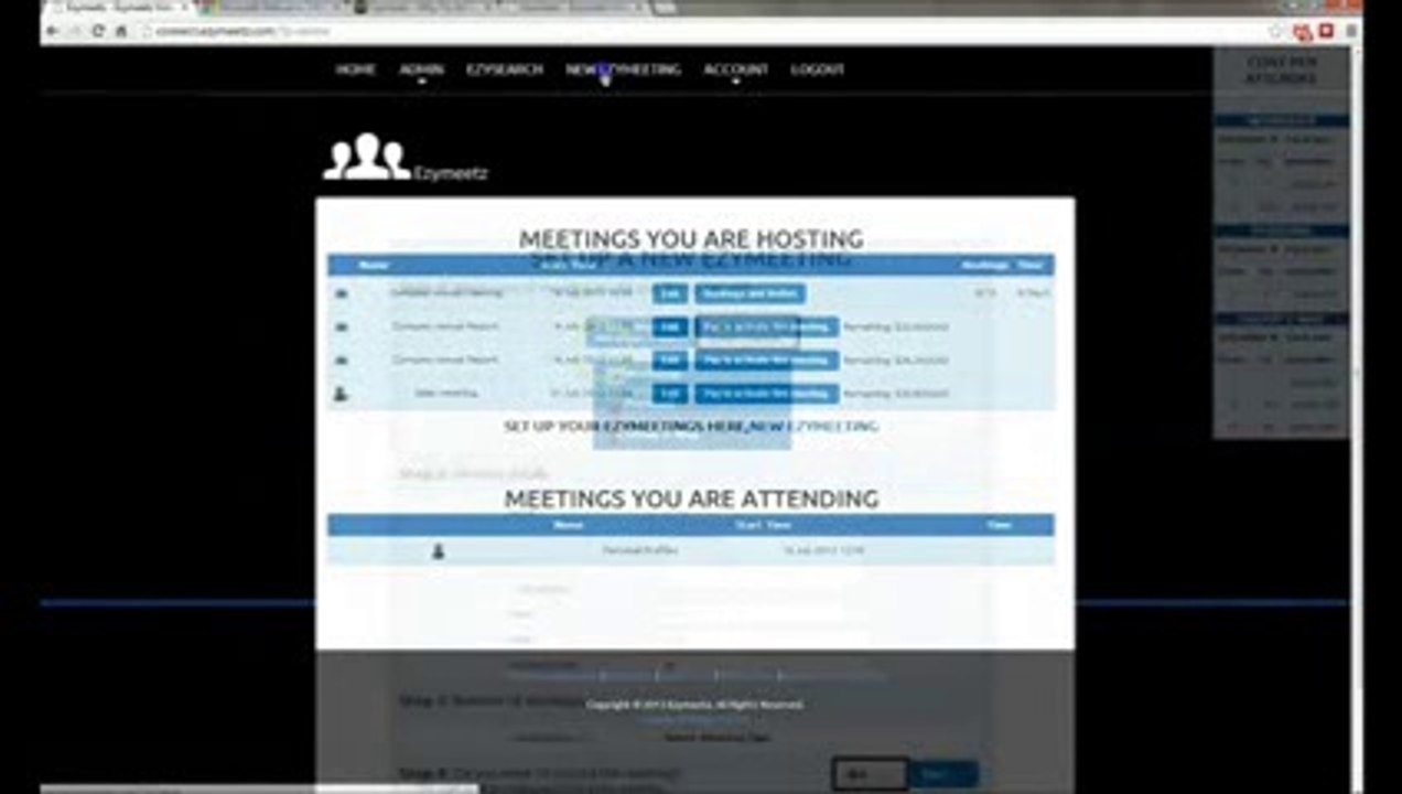 How to setup a webinar