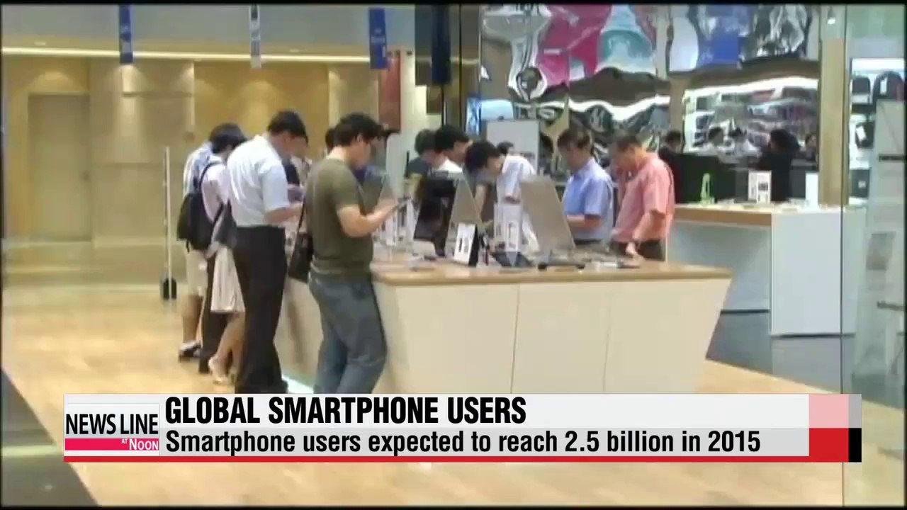 Global smartphone users expected to reach 2.5 billion in 2015