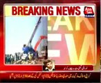 Explosion near peer kho damage gas pipeline