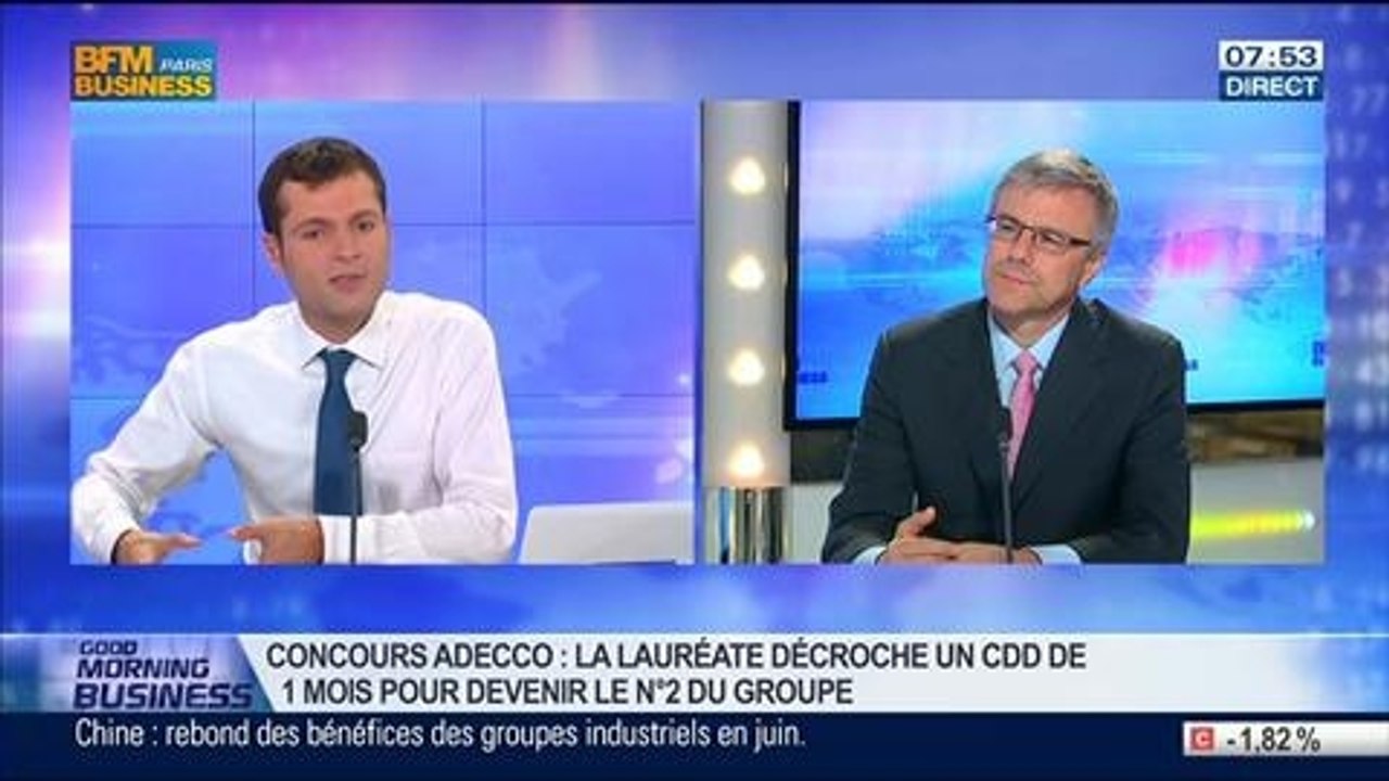 Adecco: Un concours afin de proposer une expérience qualifiée à des jeunes, Alain Dehaze et Chaneze Aroua, dans GMB – 28/07