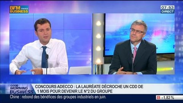 Adecco: Un concours afin de proposer une expérience qualifiée à des jeunes, Alain Dehaze et Chaneze Aroua, dans GMB – 28/07