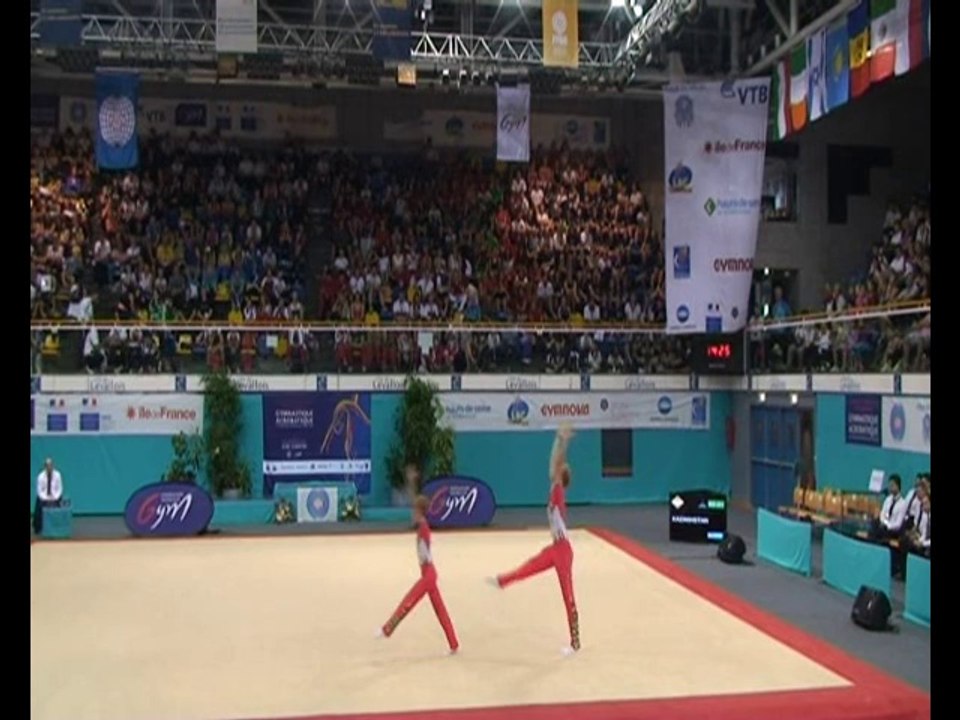 Finales - Compétitions Mondiales par Groupe d'Âge 12/18 ans de Gymnastique Acrobatique - 5 juillet 2014 - Duos Masculins et Mixtes