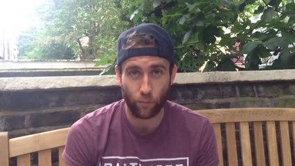 Matthew Lewis accepts Best Fandom Forever Award at MTVu Fandom Awards 2014