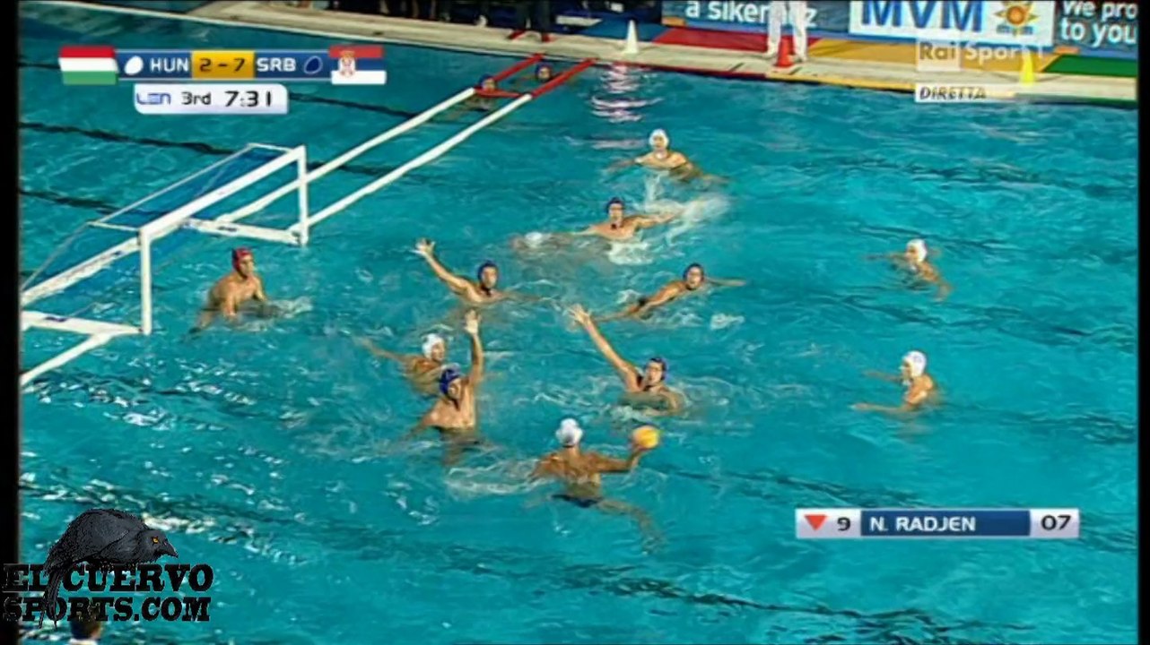 Hungary 7 Serbia 12 Final European Budapest 2014 28.7.14 water polo