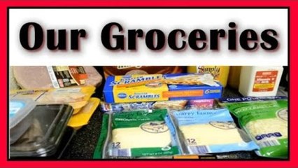 Our Groceries: Aldi & Giant Eagle