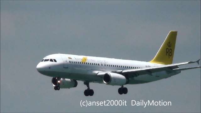 Royal Brunei Airlines Airbus A320, Flight BI 635 Landing in Hong Kong Airport. Plane Spotting