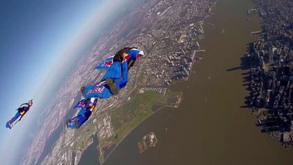 Free Fall and Wingsuits Over New York - Amazing GoPro Footage by Red Bull