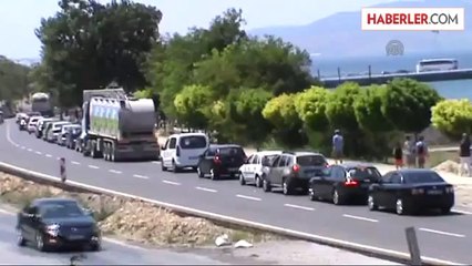 Tatilciler dönüş yolunda -