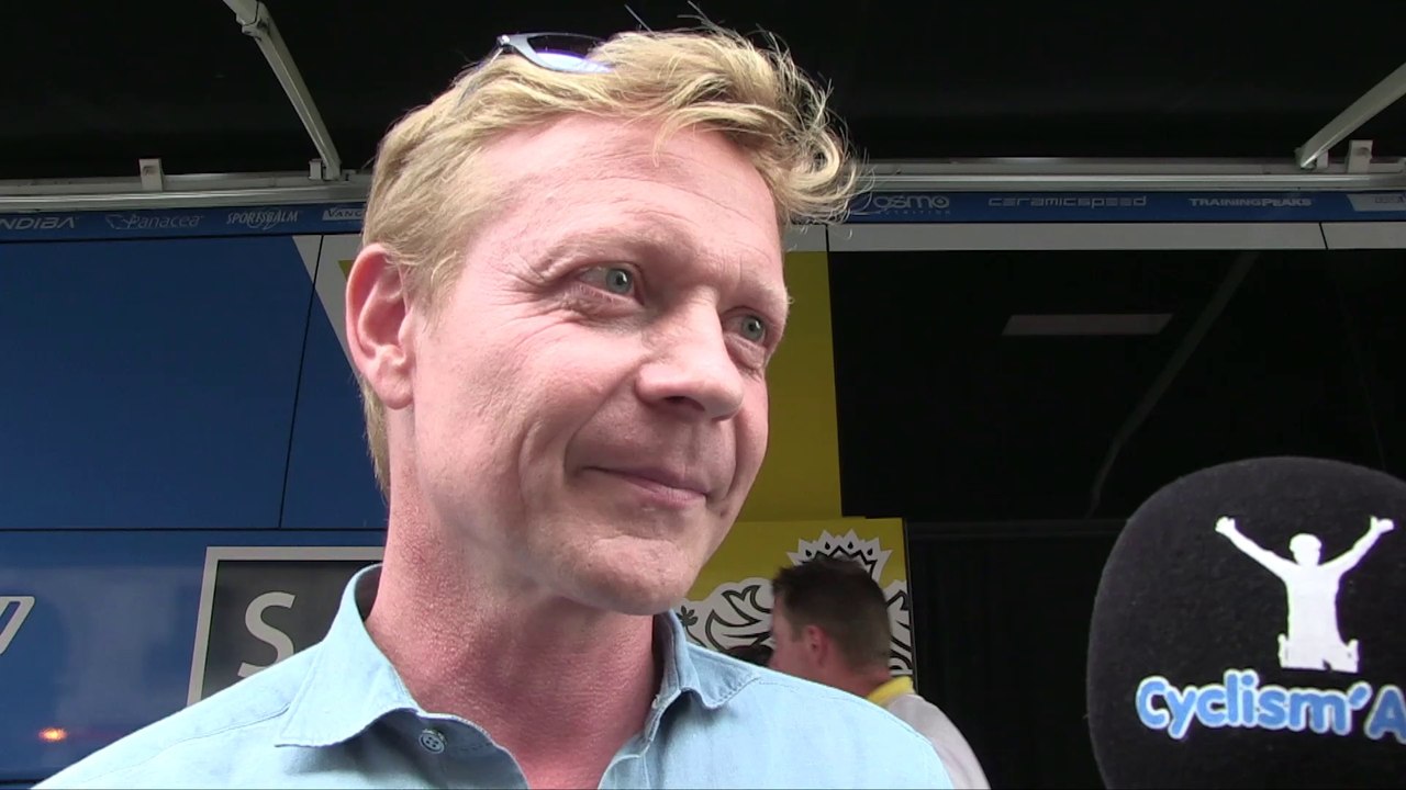 Tour de France 2014 - Etape 21 - Philippe Mauduit de la Tinkoff-Saxo savoure même privé de Contador