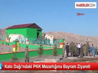 Kato Dağı'ndaki PKK Mezarlığına Bayram Ziyareti