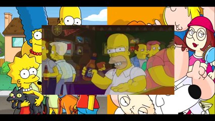 The Simpsons / Family Guy Crossover - Comic Con 2014 [VO-HD]