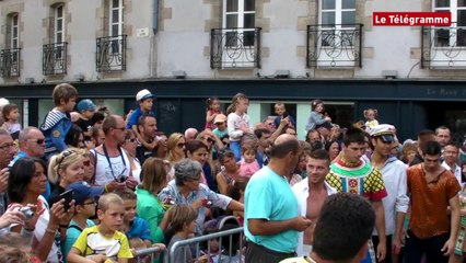 Quimper. Trois éléphants à l'heure de l'apéro