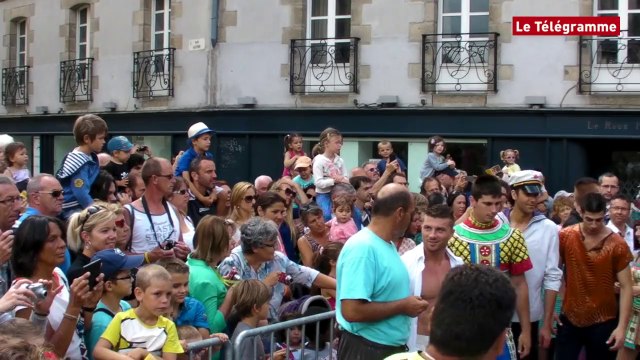 Quimper. Trois éléphants à l'heure de l'apéro