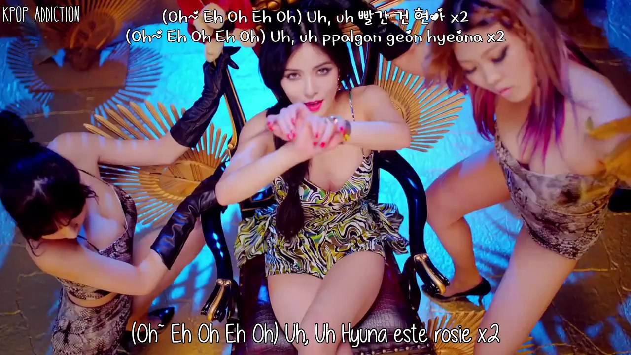 HYUNA ~ 빨개요 (RED) MV [Romanian Trans | Han | Rom] HD