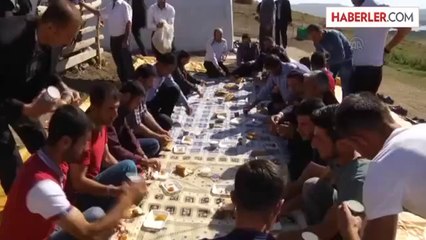 2500 rakımda eller semaya açıldı -