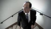 Coulisses de campagne : François Hollande rend visite aux équipes de mobilisation