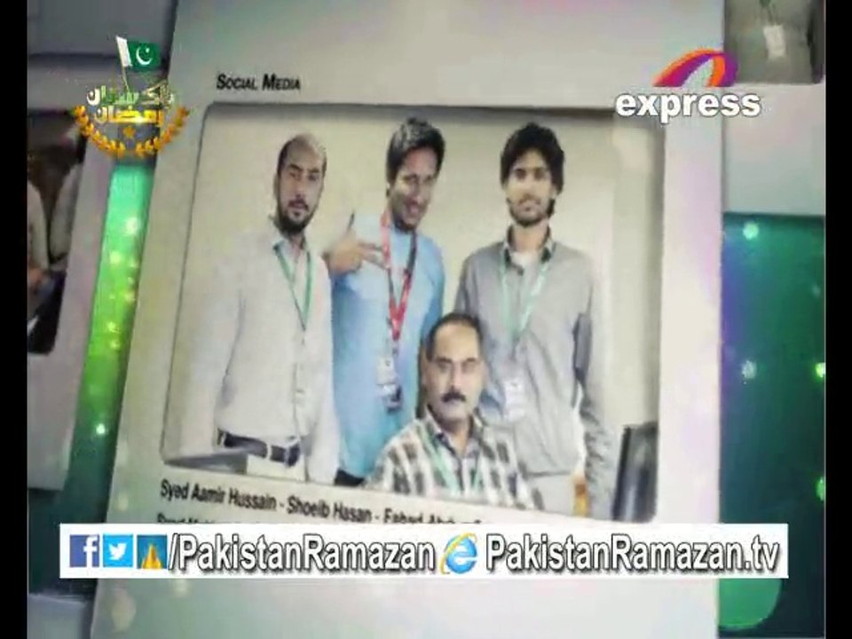 Credits Goes to @AamirLiaquat and Team Pakistan Ramazan 2014