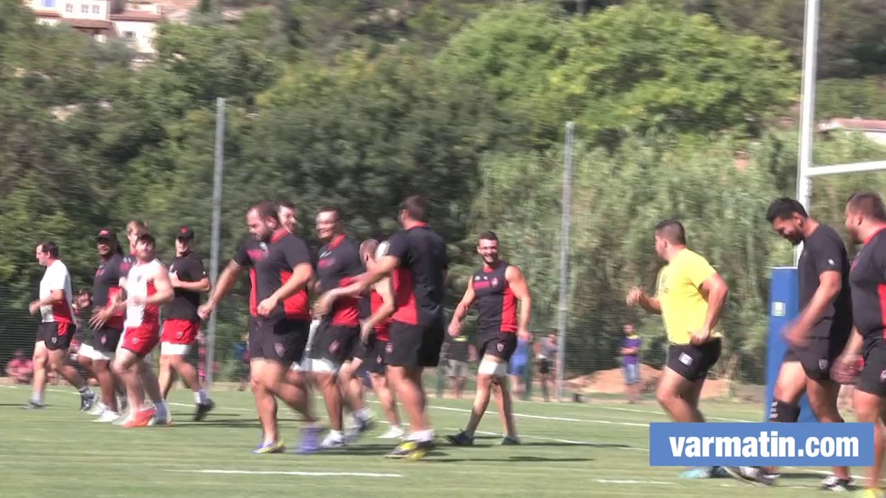 Entraînement délocalisé du RCT à Solliès-Toucas